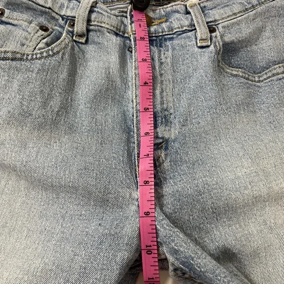 Women's LEVI STRAUSS Stretch Denim Pants Capris Size Misses 10 - Picture 7 of 13
